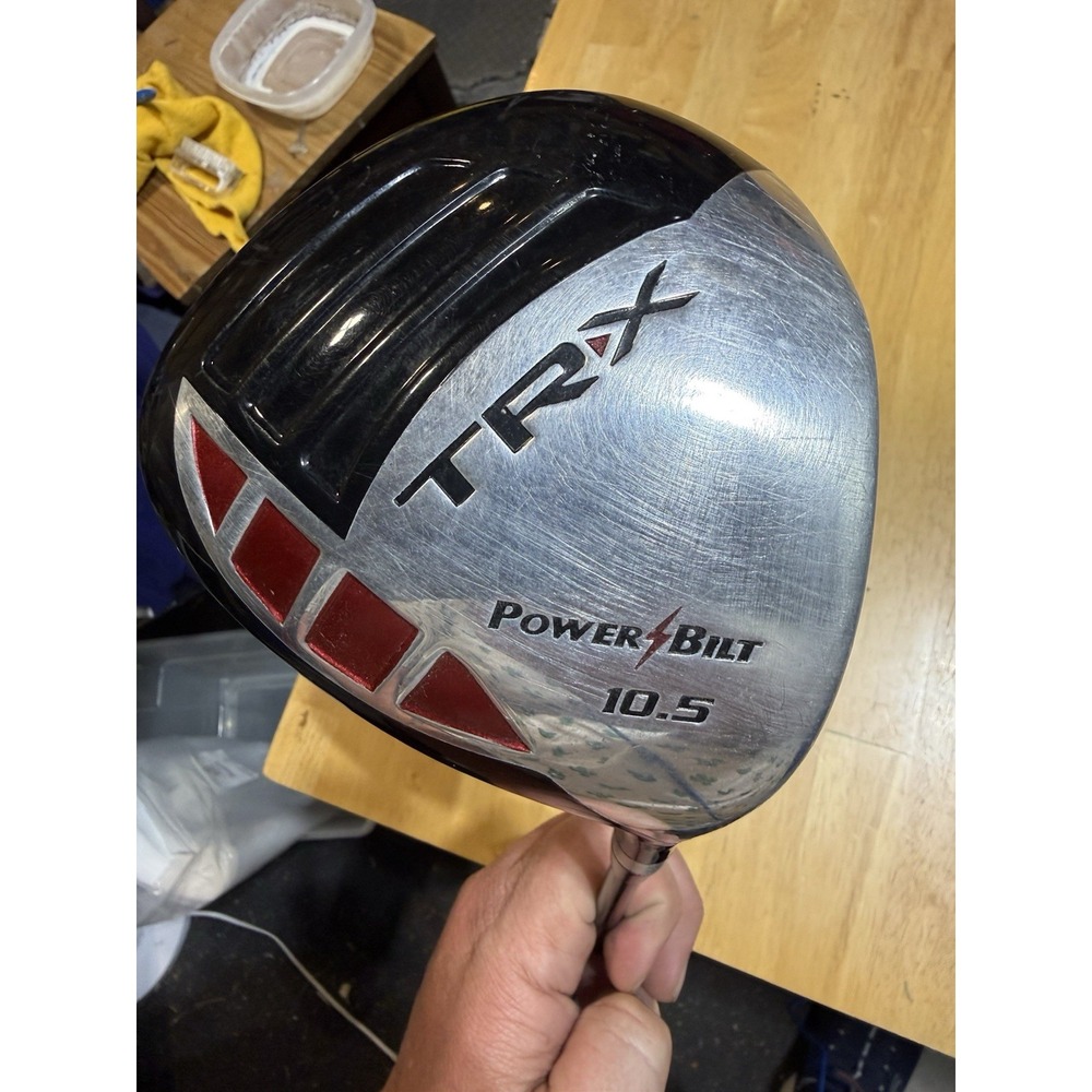 PowerBilt TRX Driver 10.5 RH Opti Flex Graphite 45.5 Mens Golf Club